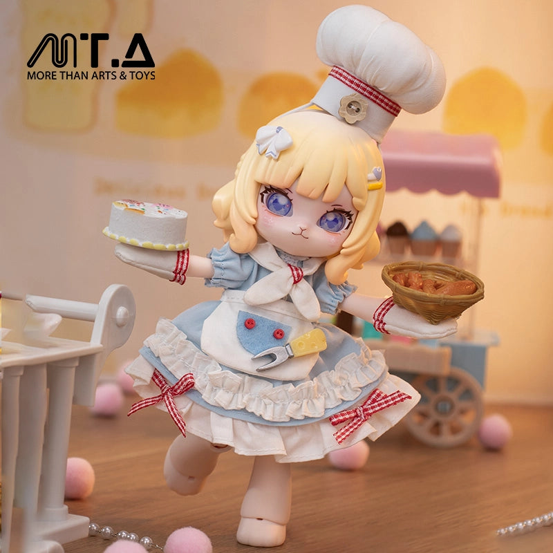 Dessert Series Cheese Sea Salt 1/12 BJD Clothing Set