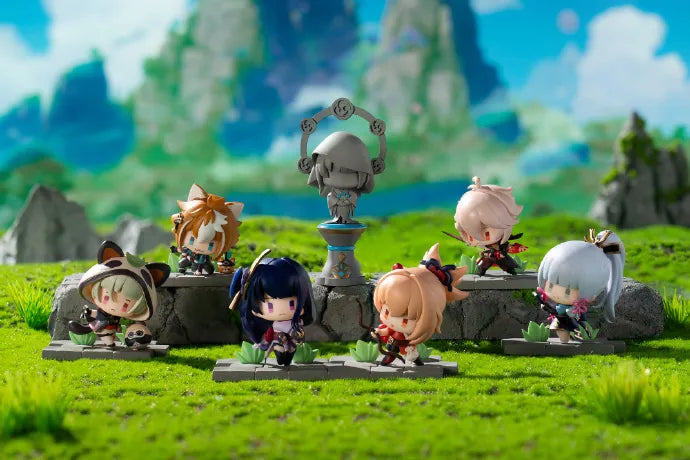 Genshin Impact Inazuma Character Battlefield Hero Blind Box Figure