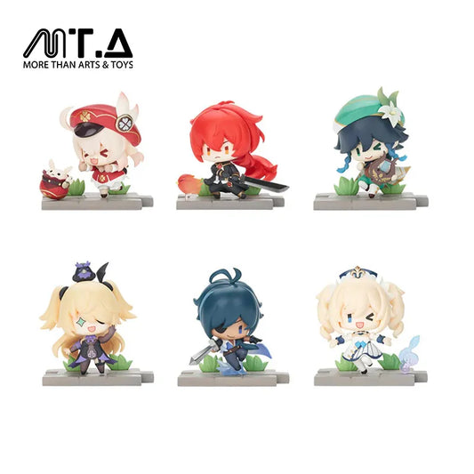 Genshin Impact Mondstadt Character Battlefield Hero Blind Box Figurine