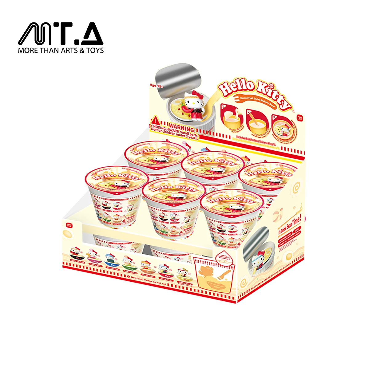 Hello Kitty Style Ramen Hall Series Bubble Bean Blind Box