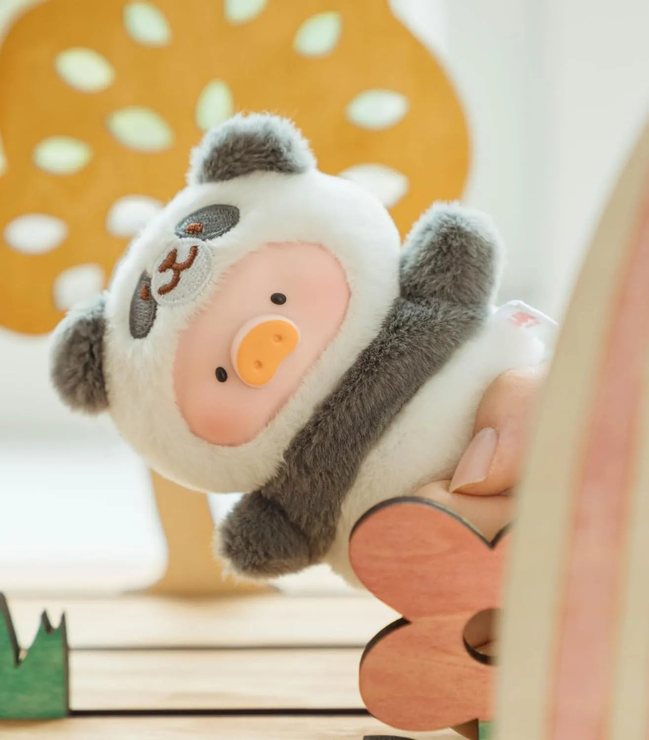 LuLu the Piggy Animal Party - Puppet Show PVC Face Plush Keychain Blindbox