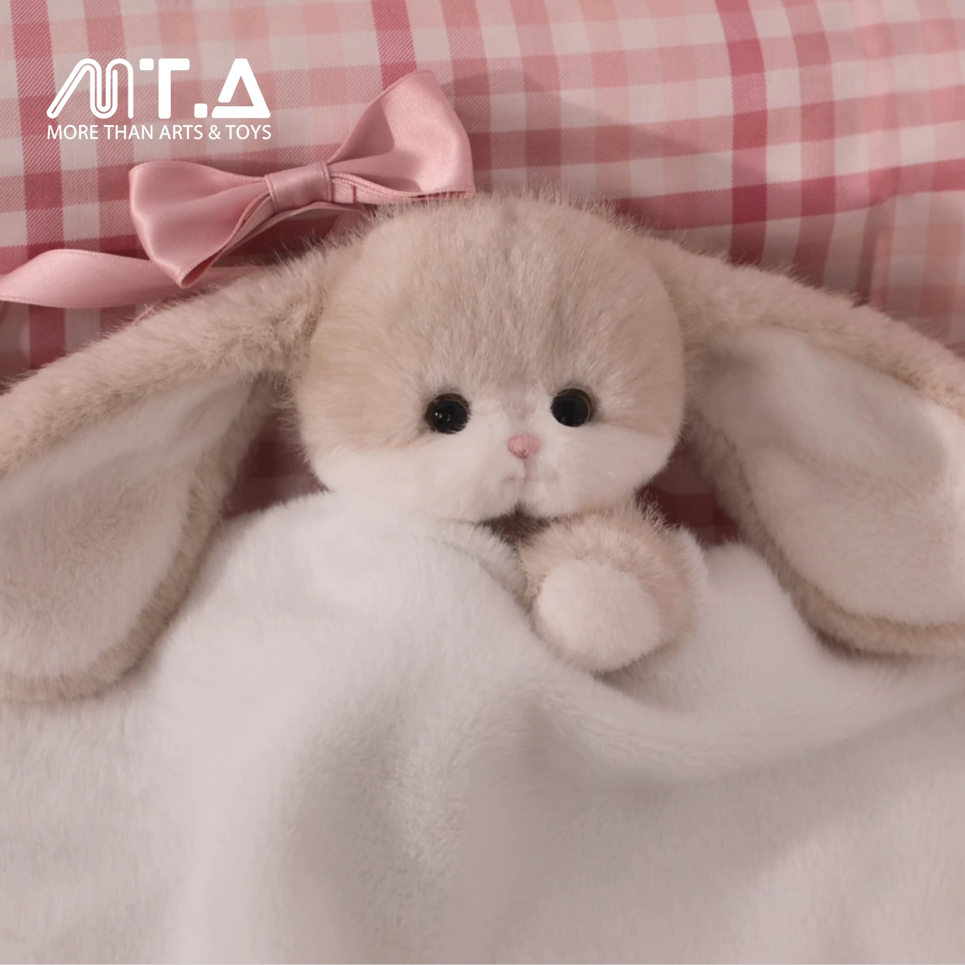 Nini Bunny Plush Pendant – Bow-Tied Top-Knot or Floppy Ears