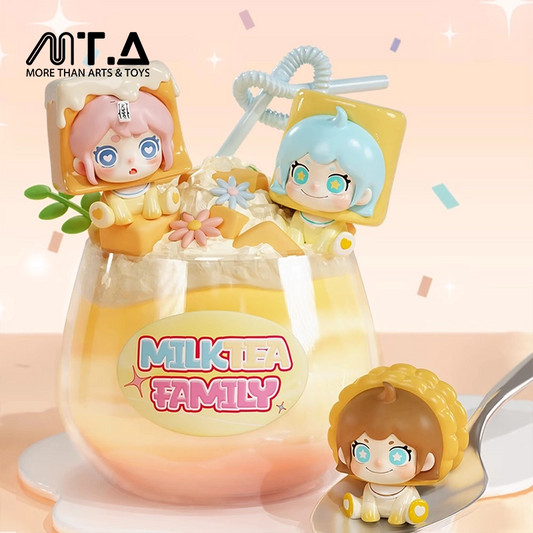 OUO Milk Tea Family Series Mini Beans Blind Box