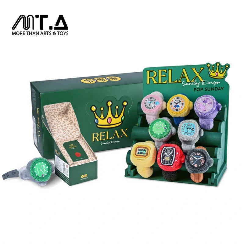 POP SUNDAY & Relax Watch Plush Pendant Blind Box