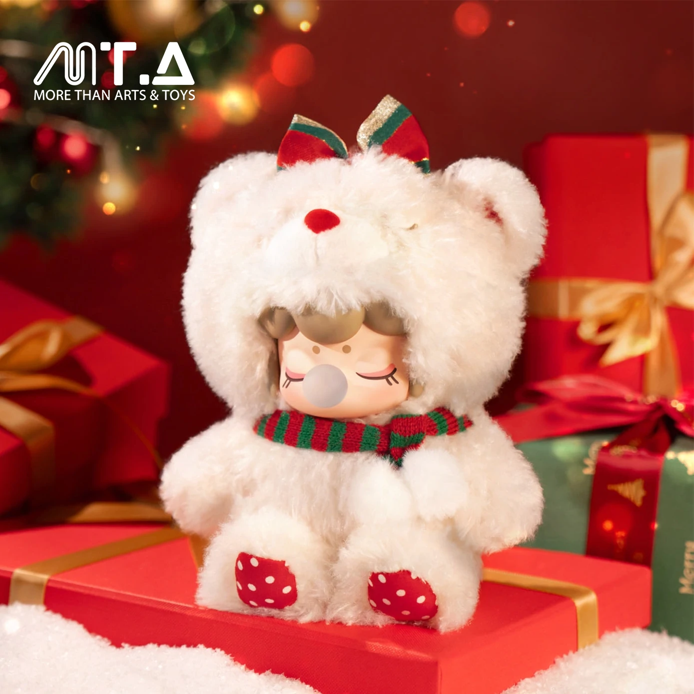 Rolife Nanci Christmas Bear Plush Pendant MN002