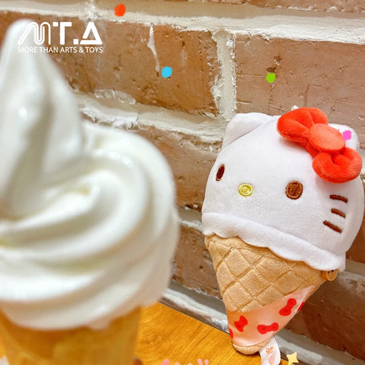 Sanrio Characters Ice Cream Cone Series Plush Relaxing Toy Blind Bag