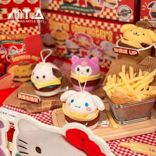 Sanrio Characters Burger Series Plush Relaxing Toy Blind Bag