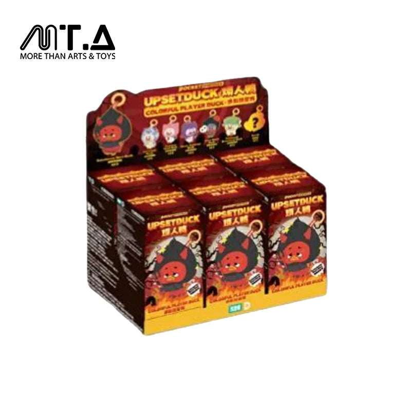 UpsetDuck Colorful Player Duck Plush Keychain Blind Box