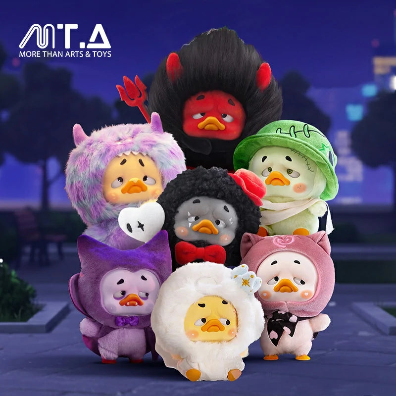 UpsetDuck Colorful Player Duck Plush Keychain Blind Box