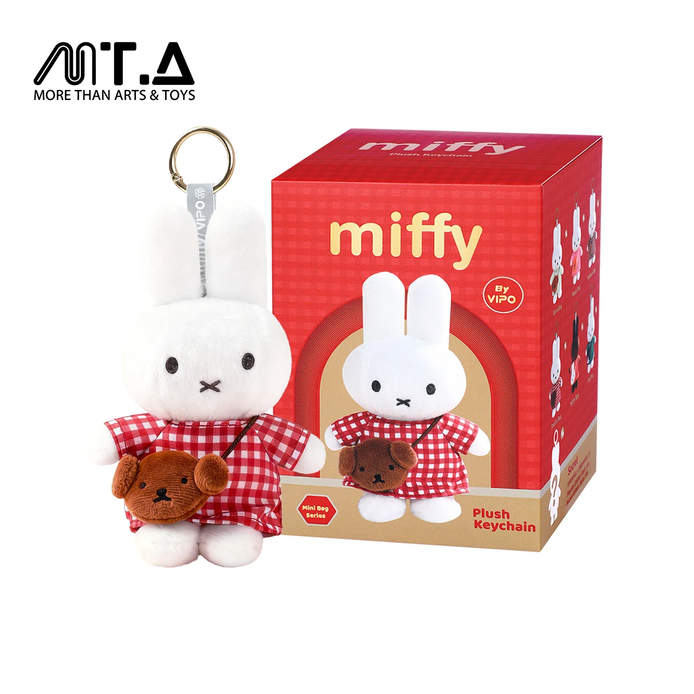 Vipo Miffy Outing Series Plush Keychain Blind Box – Collectible