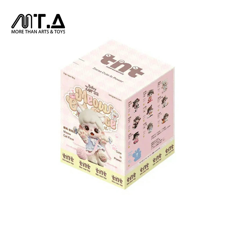Zoraa Meow Cat Face Mini Series Figures Blind Box