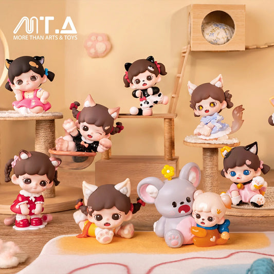 Zoraa Meow Cat Face Mini Series Figures Blind Box