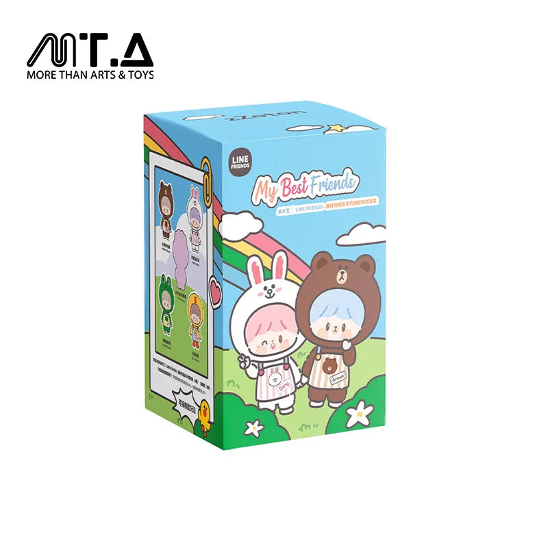 zZoton x LINE FRIENDS - My BestFriends Series Vinyl Plush Blind Box