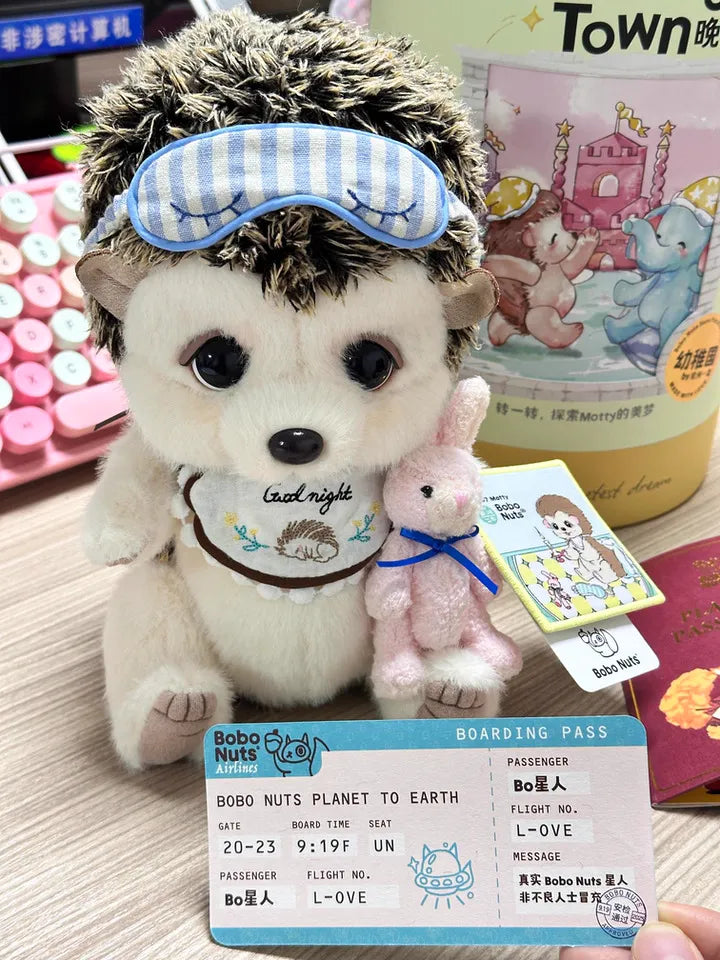 Bobo Nuts Motty Hedgehog Plush Toy