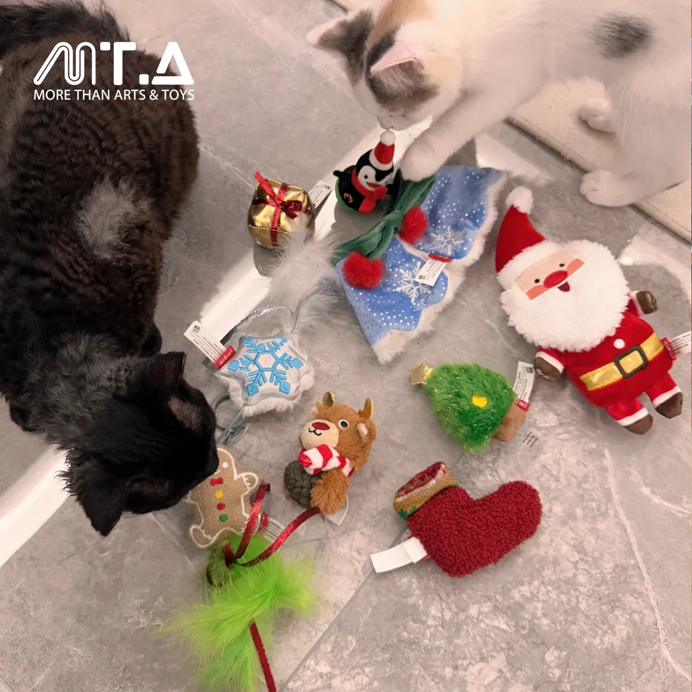Christmas Advent Calendar Cat Toys Gift Set