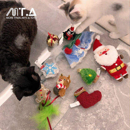Christmas Advent Calendar Cat Toys Gift Set