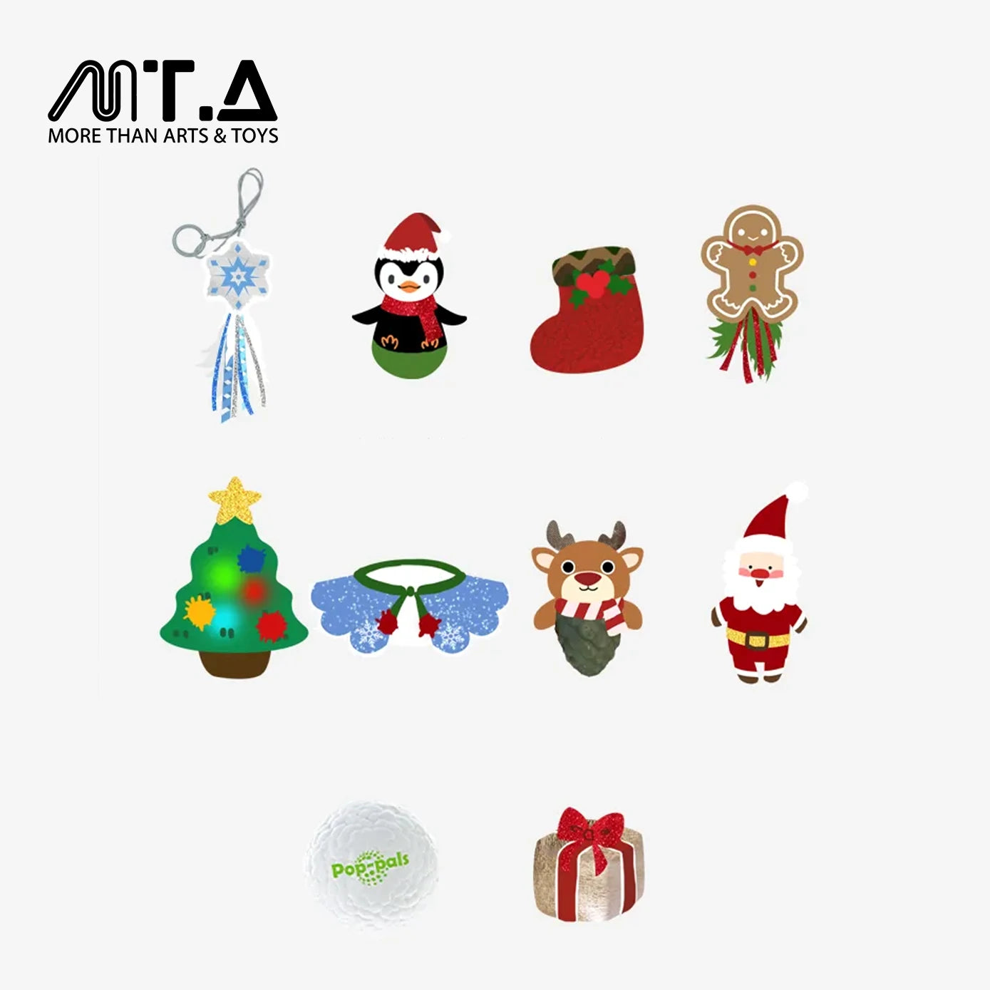 Christmas Advent Calendar Cat Toys Gift Set