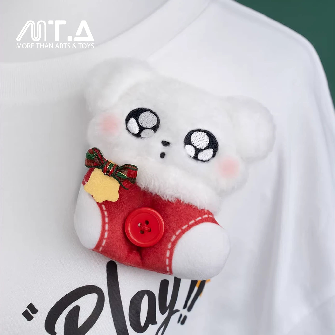 Christmas Snowy Night Dressed Puppy Plush Clip Blind Box