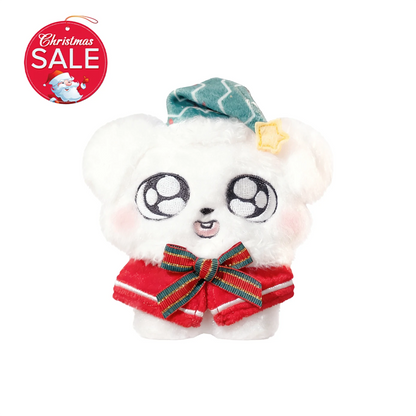 Christmas Snowy Night Dressed Puppy Plush Clip Blind Box