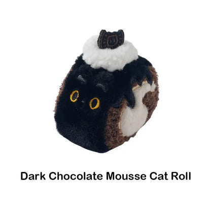 Christmas Carol Cat Swiss Roll Plush