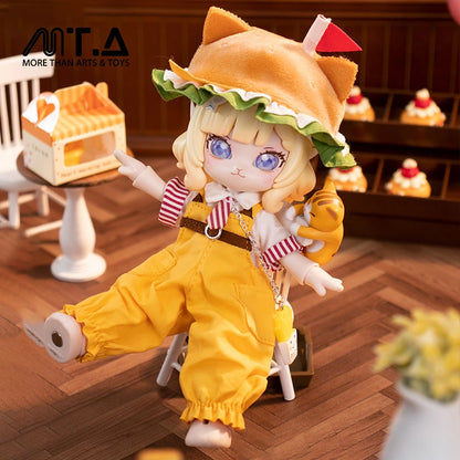 Dessert Series Cheese Meow Burger 1/12 BJD Clothing Set