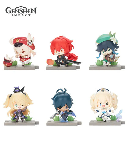Genshin Impact Mondstadt Character Battlefield Hero Blind Box Figurine