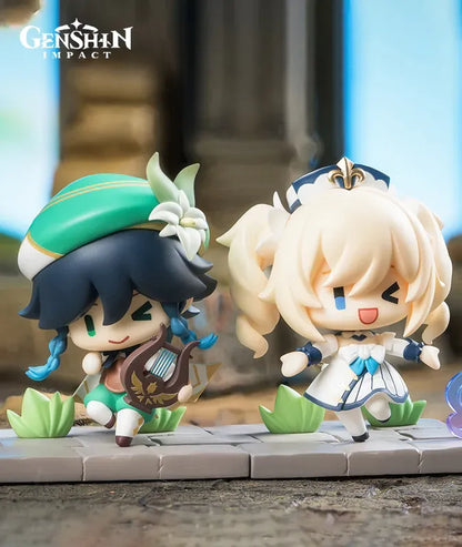Genshin Impact Mondstadt Character Battlefield Hero Blind Box Figurine