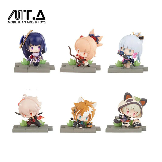 Genshin Impact Inazuma Character Battlefield Hero Blind Box Figure