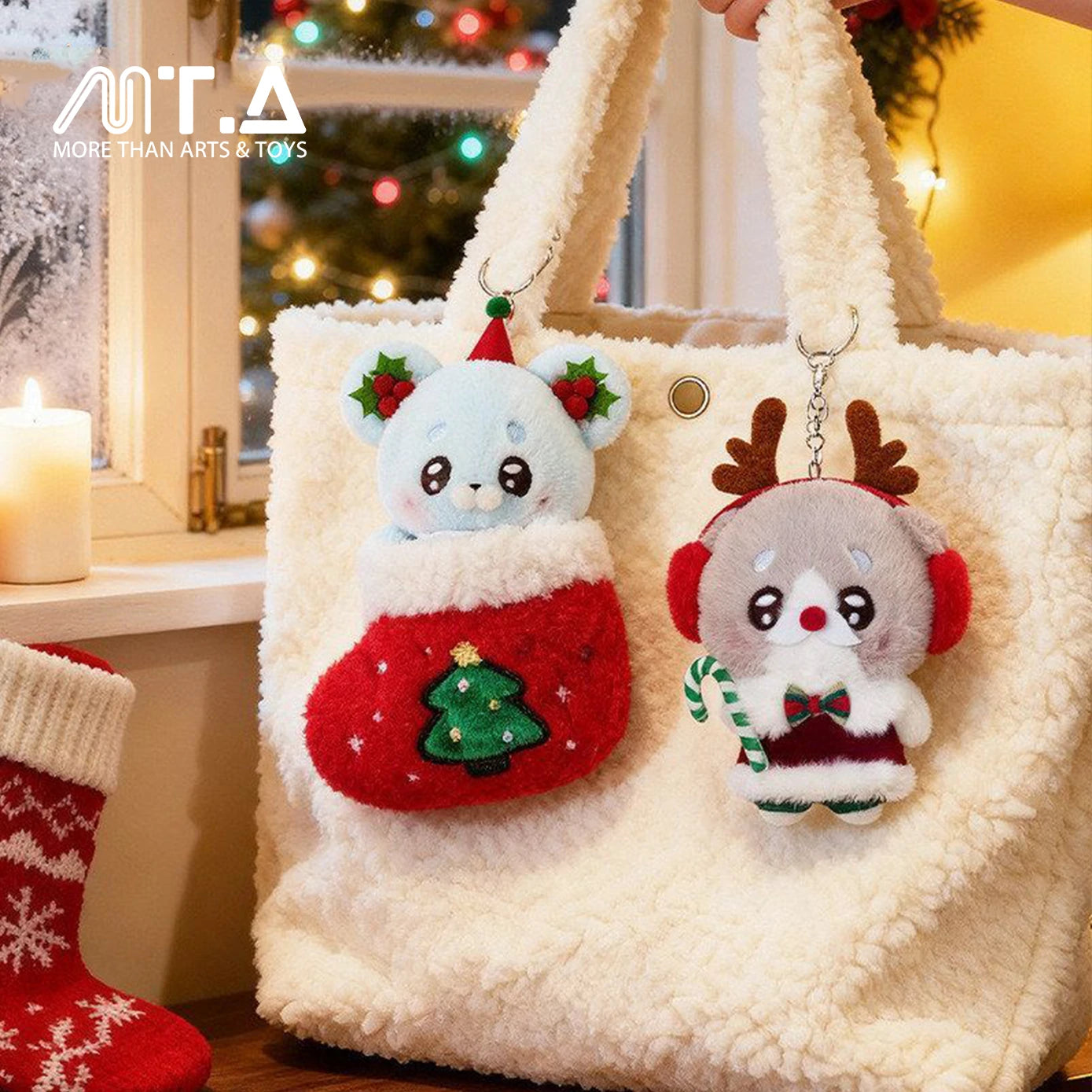 Handspupu Christmas Eve Series Plush Pendant Toy