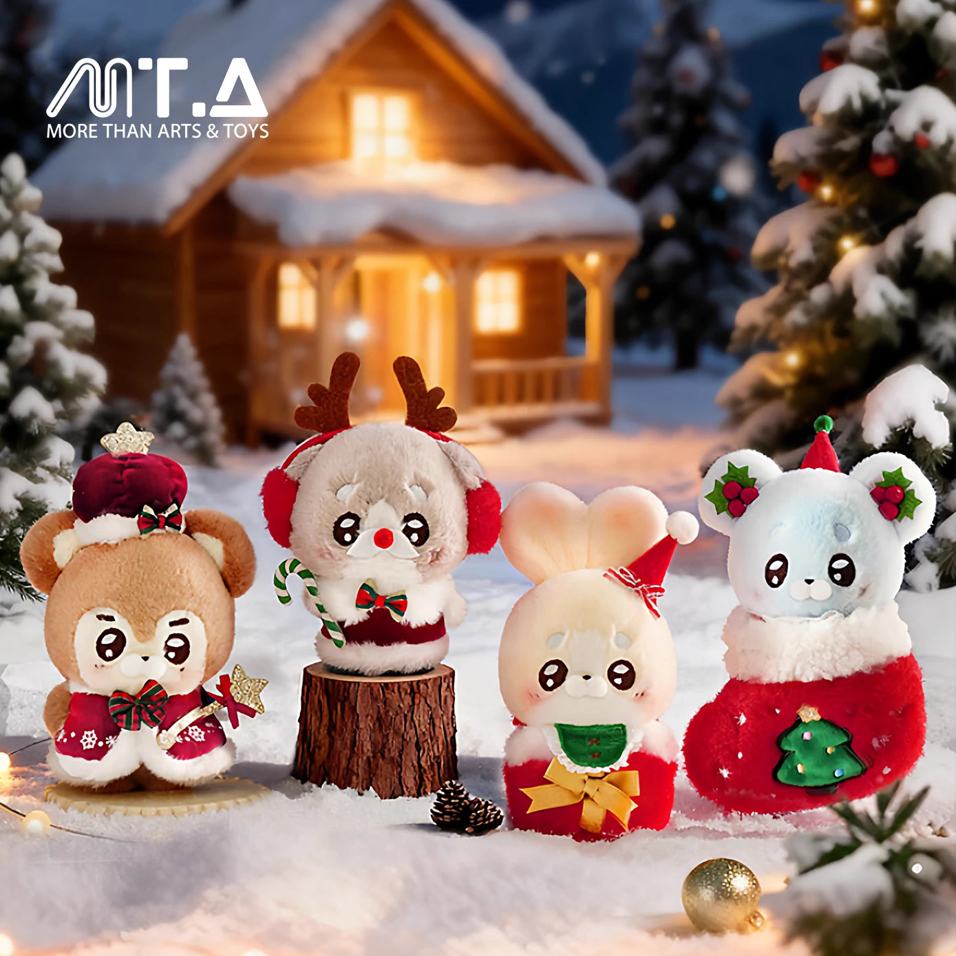 Handspupu Christmas Eve Series Plush Pendant Toy