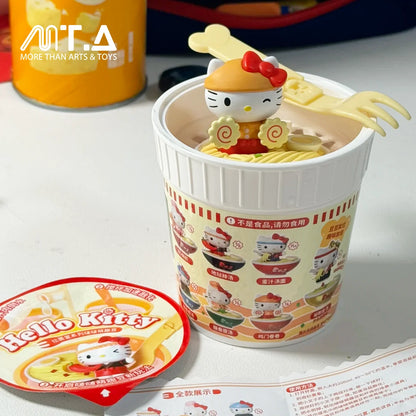 Hello Kitty Style Ramen Hall Series Bubble Bean Blind Box