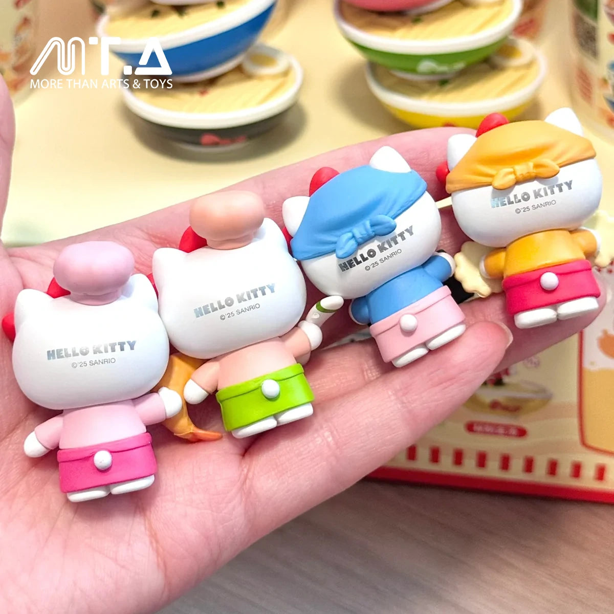 Hello Kitty Style Ramen Hall Series Bubble Bean Blind Box