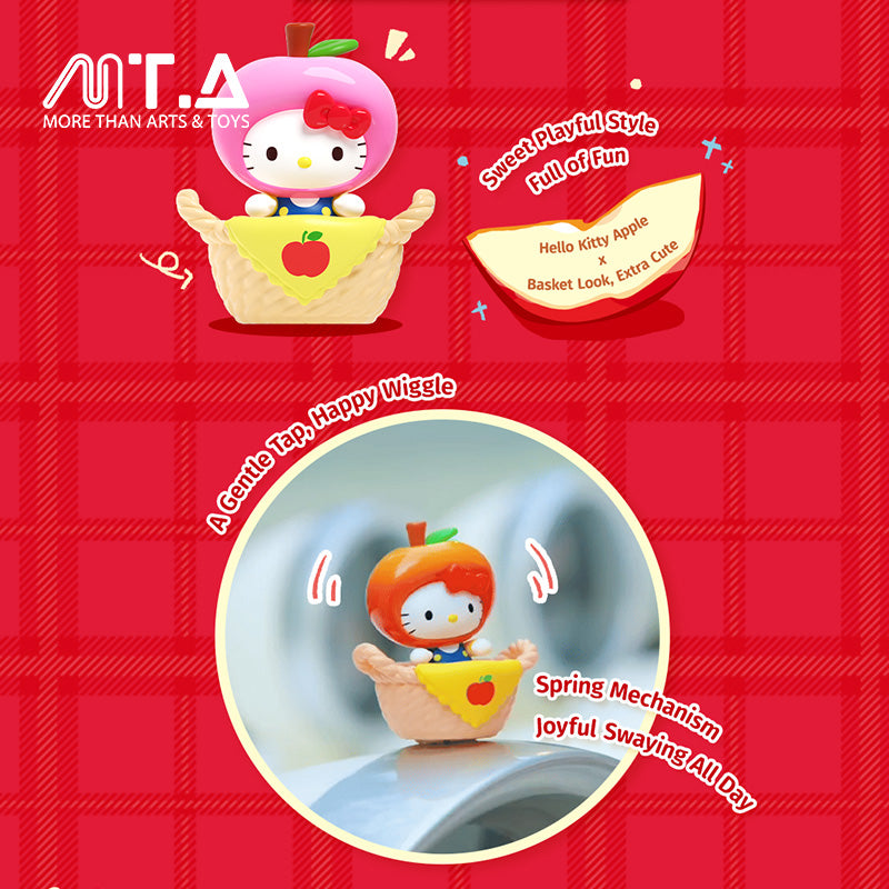 Hello Kitty Fruit Basket Sweetheart Series Wobble Moetch Bean