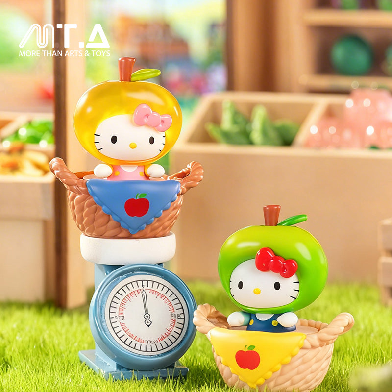 Hello Kitty Fruit Basket Sweetheart Series Wobble Moetch Bean
