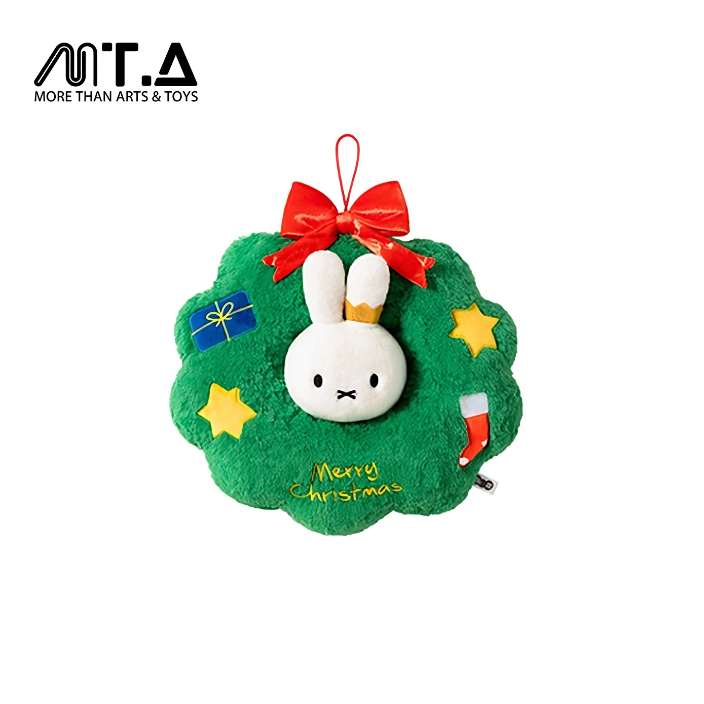 Miffy Winter Series Christmas Tree Cushion & Wreath Plush Decor
