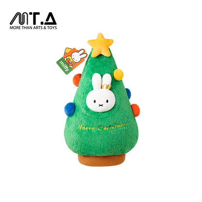 Miffy Winter Series Christmas Tree Cushion & Wreath Plush Decor
