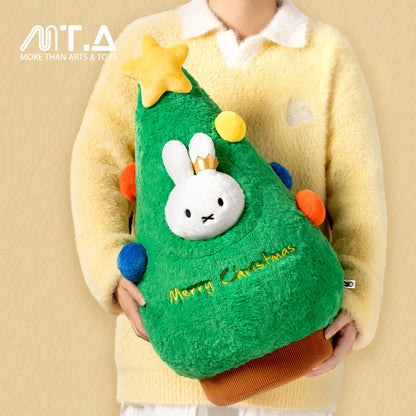Miffy Winter Series Christmas Tree Cushion & Wreath Plush Decor