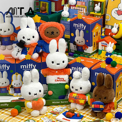 Miffy Winter Series Plush Keychain Blind Box