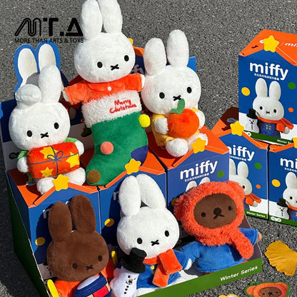 Miffy Winter Series Plush Keychain Blind Box