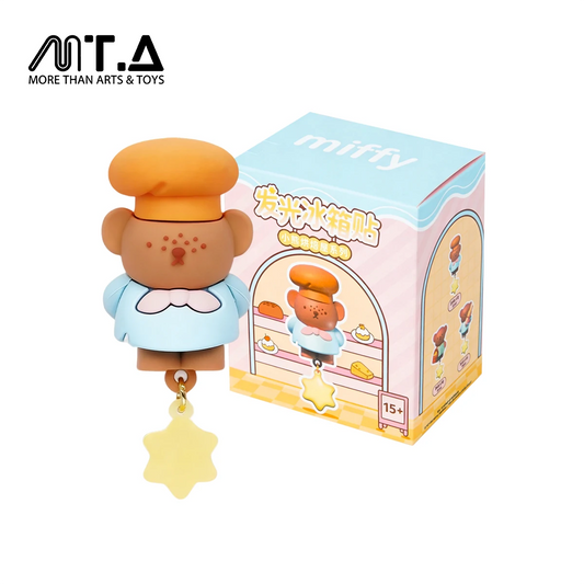 Miffy & Boris Bear Bakery Series Glow-in-the-Dark Fridge Magnet Blind Box