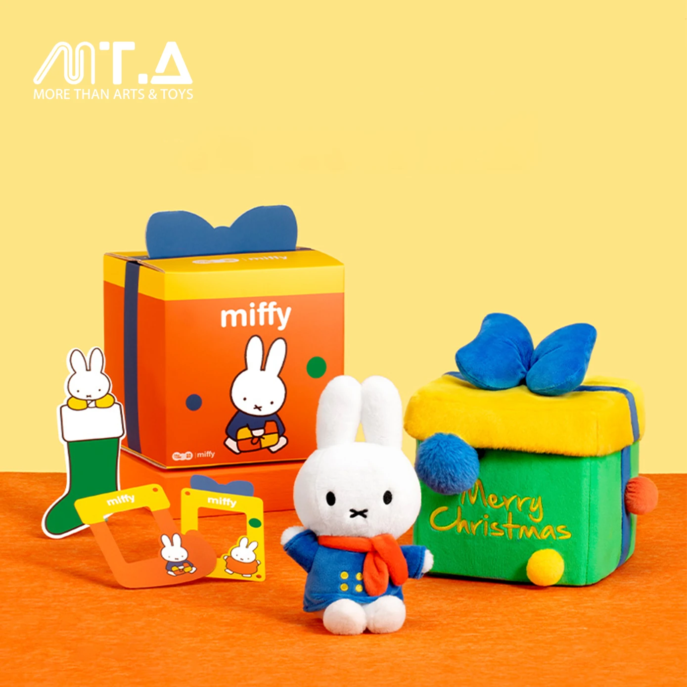 Miffy Winter Series Christmas Tree Cushion & Wreath Plush Decor