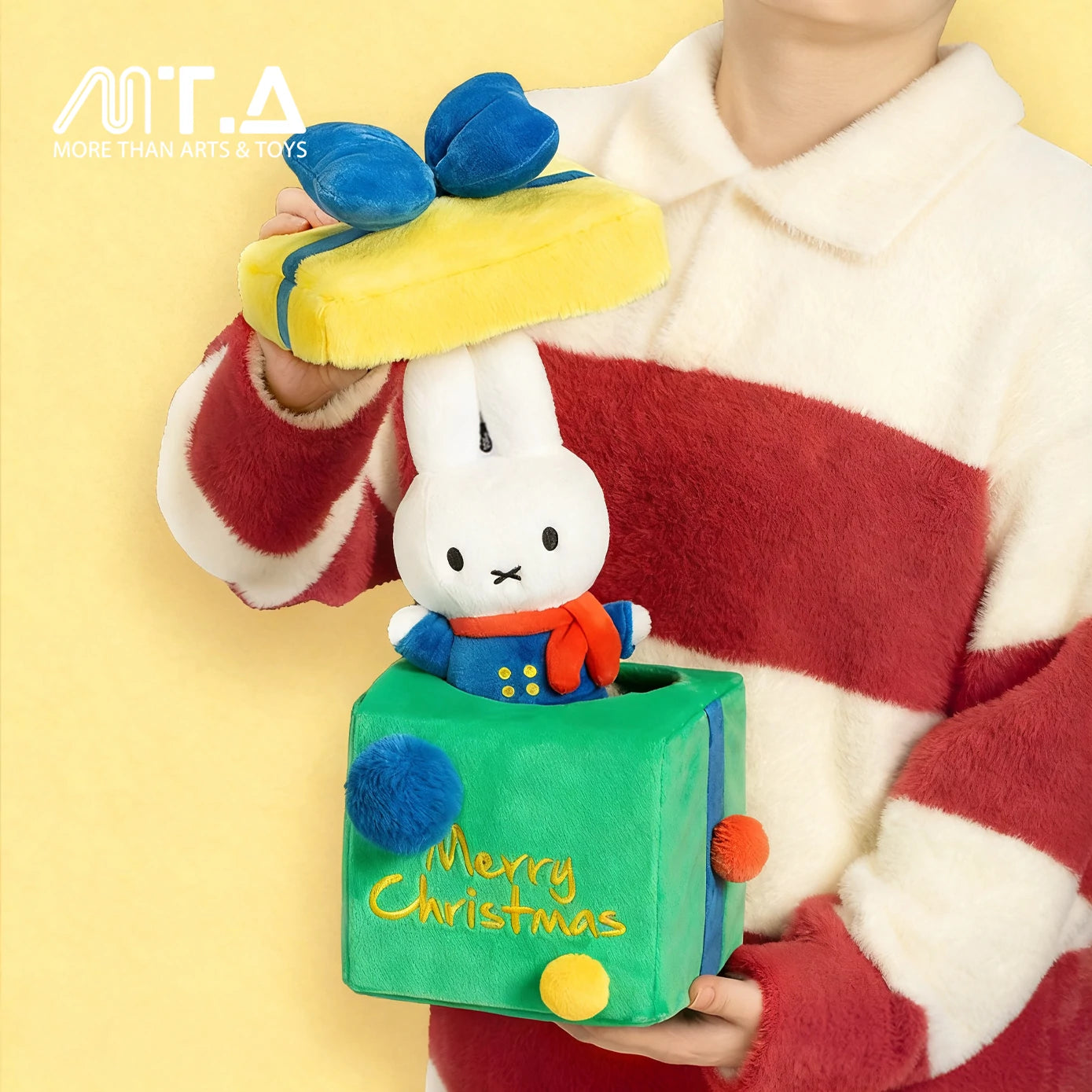 Miffy Winter Series Christmas Tree Cushion & Wreath Plush Decor