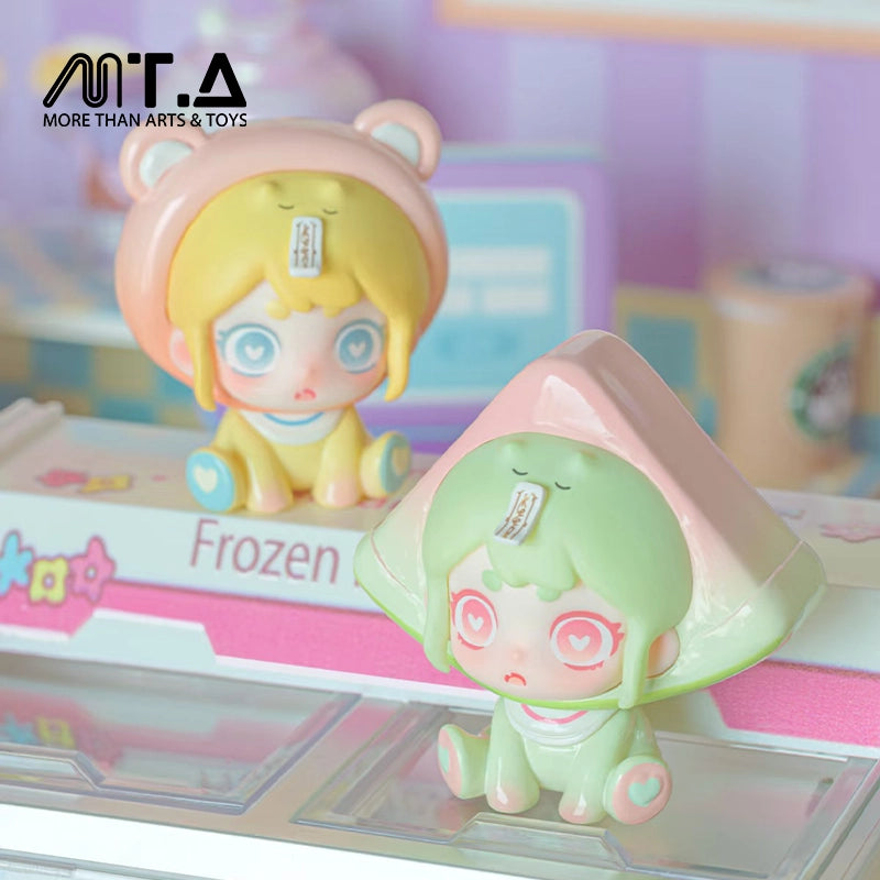OUO Milk Tea Family Series Mini Beans Blind Box