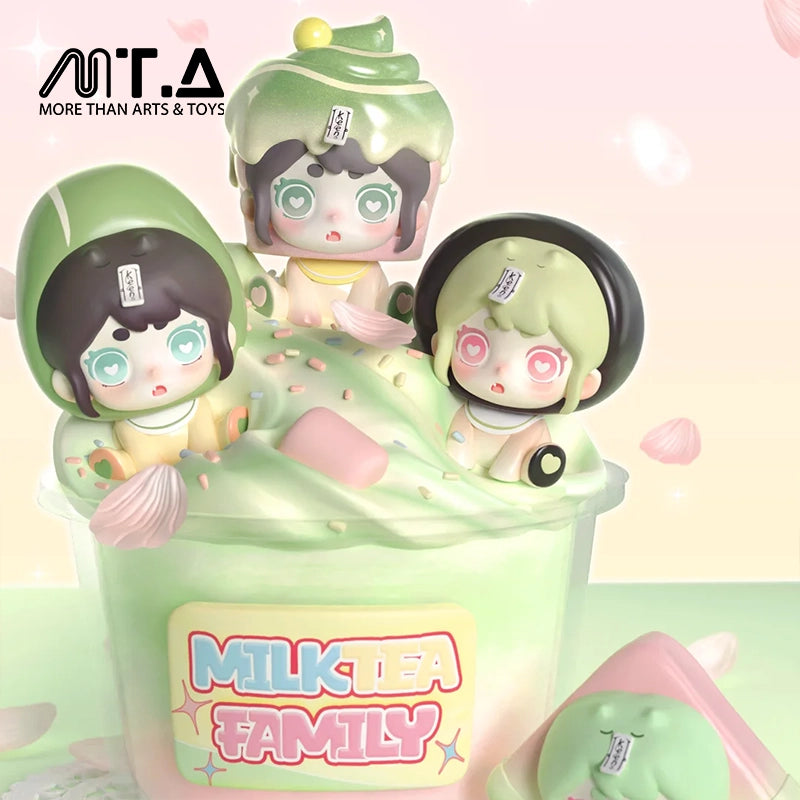 OUO Milk Tea Family Series Mini Beans Blind Box