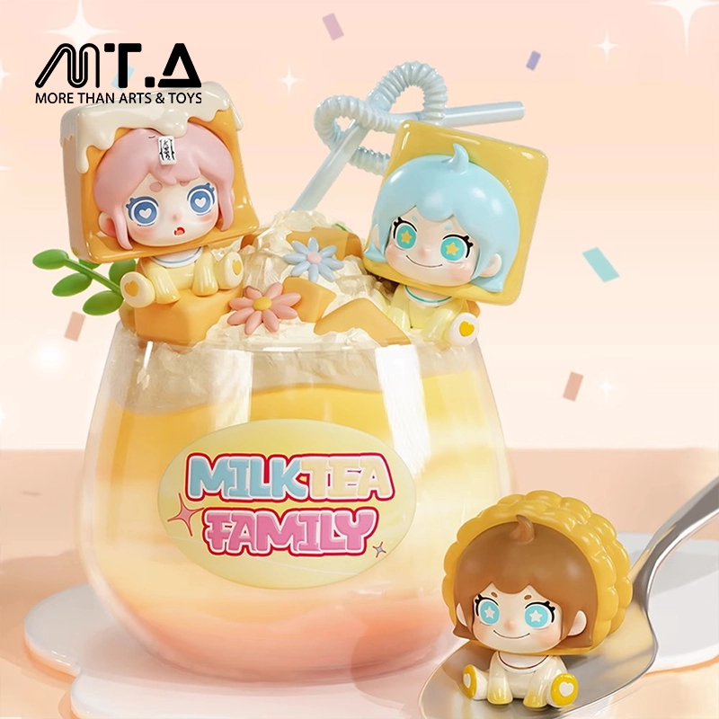 OUO Milk Tea Family Series Mini Beans Blind Box