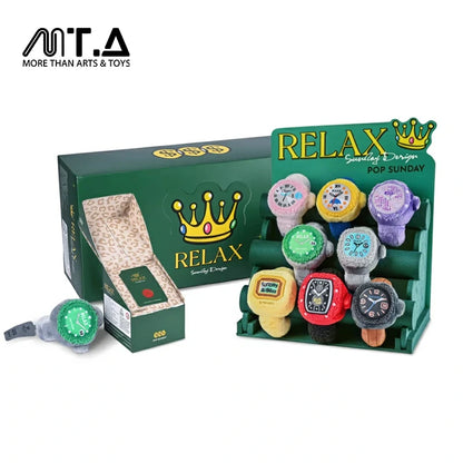 POP SUNDAY & Relax Watch Plush Pendant Blind Box