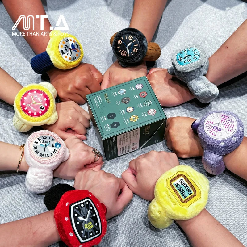 POP SUNDAY & Relax Watch Plush Pendant Blind Box