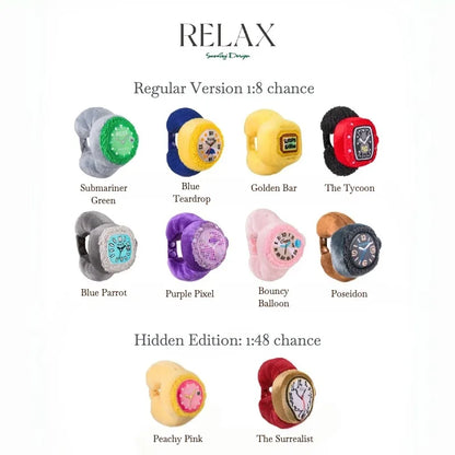 POP SUNDAY & Relax Watch Plush Pendant Blind Box
