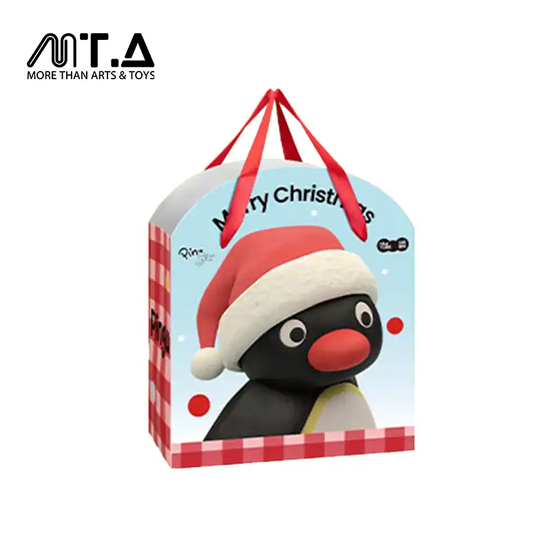 Pingu Christmas Wreath Plush Toy Christmas Gift