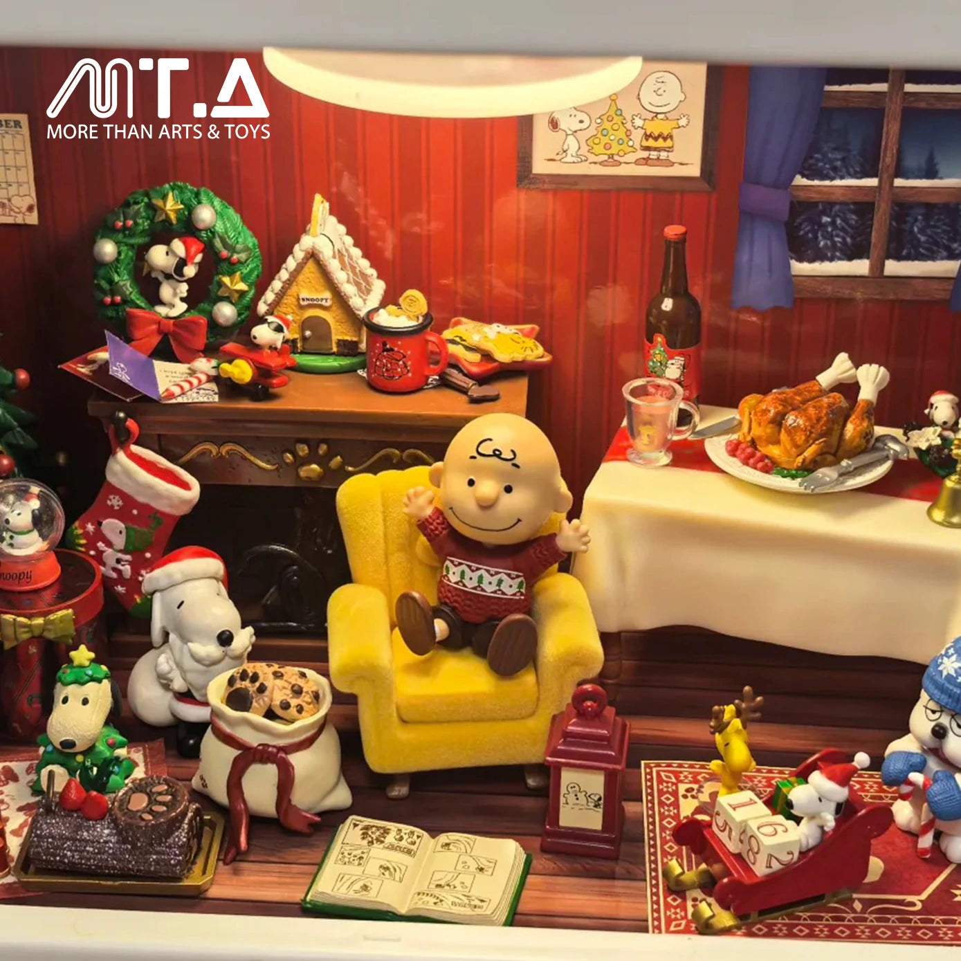 Re-Ment Peanuts Snoopy's Christmas Night Blind Box